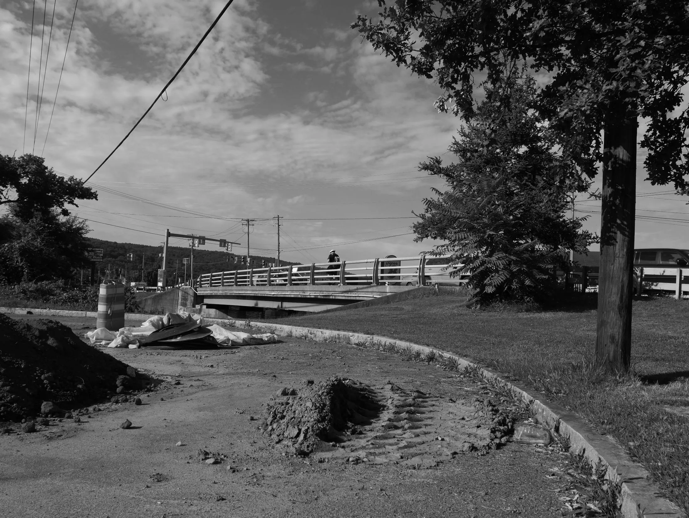 Construction by CVS and the 6 mile creek bridge